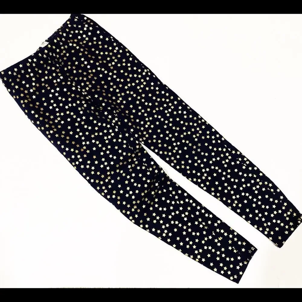 Gap Star Leggings Sz XXL (14-16) Navy Blue Star Leggings